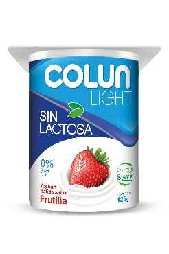 Yogurt Colun Sin Lactosa Frutilla 125g